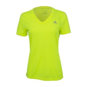 Yellow Adidas Athletic Tee